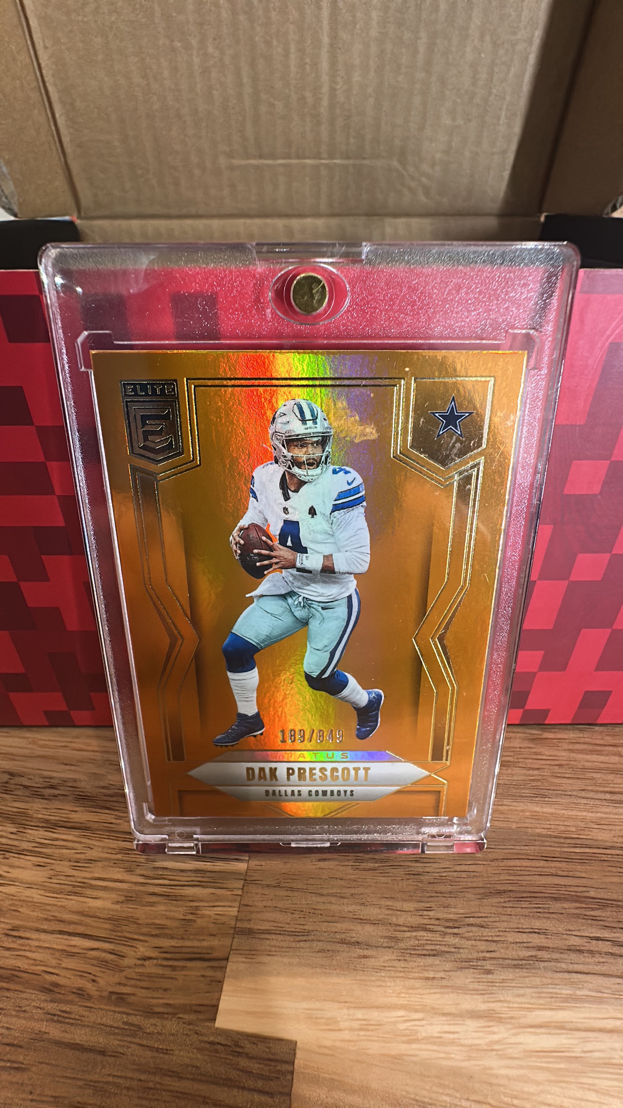 2022 Panini Donruss Elite Dak Prescott Status Gold /349 #41
