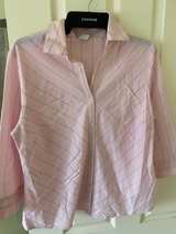 Size 12 Pink Striped Button-Up Shirt - Image 2