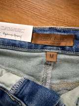 Judy Blue High Waist Mid-Thigh Cuffed Denim Shorts - Image 4