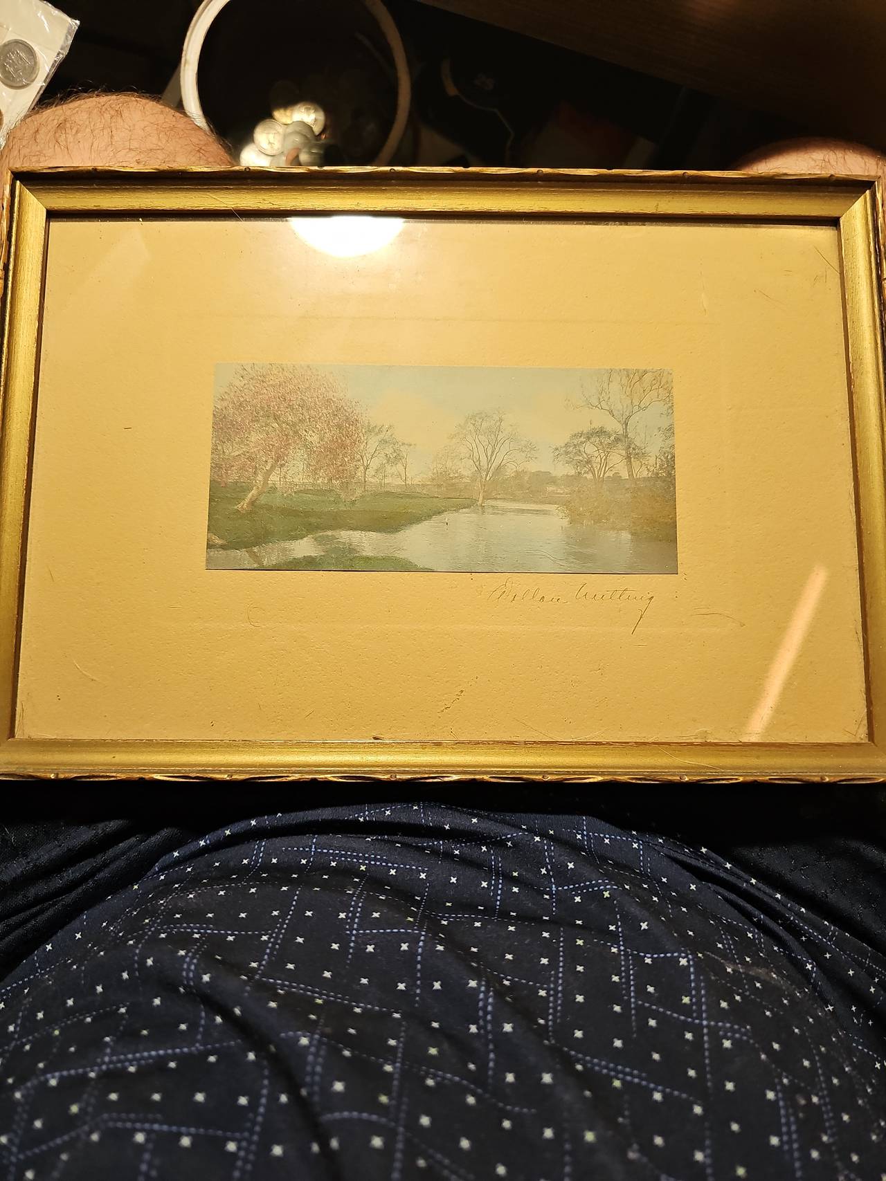 Wallace Nutting Hand-Colored Signed Photograph