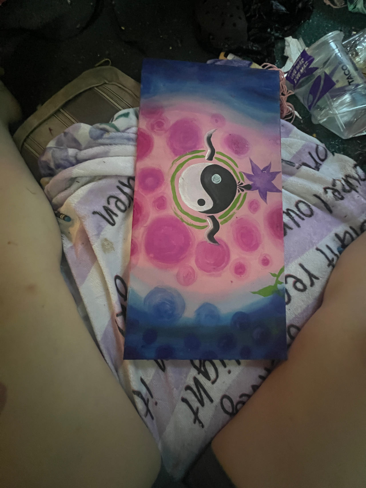 Abstract Yin Yang Painting