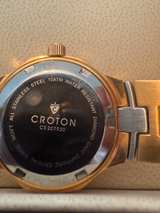 Croton Ladies Diamond-Accent Quartz Watch – Sapphire Crystal, 10 ATM, Date - Image 3