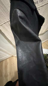 Gap cotton Moto Lamb Leather Collar Coat - Image 3