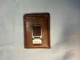 Fossil Men's Leather Magnetic Money Clip Wallet - Image 1