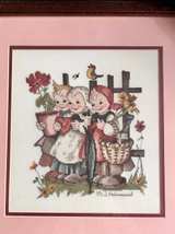 M.J. Hummel Framed Cross Stitch Art - Image 4