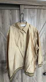 Silk Lore by Beth Terrell 100% Silk Button Down Shirt 3X - Image 2