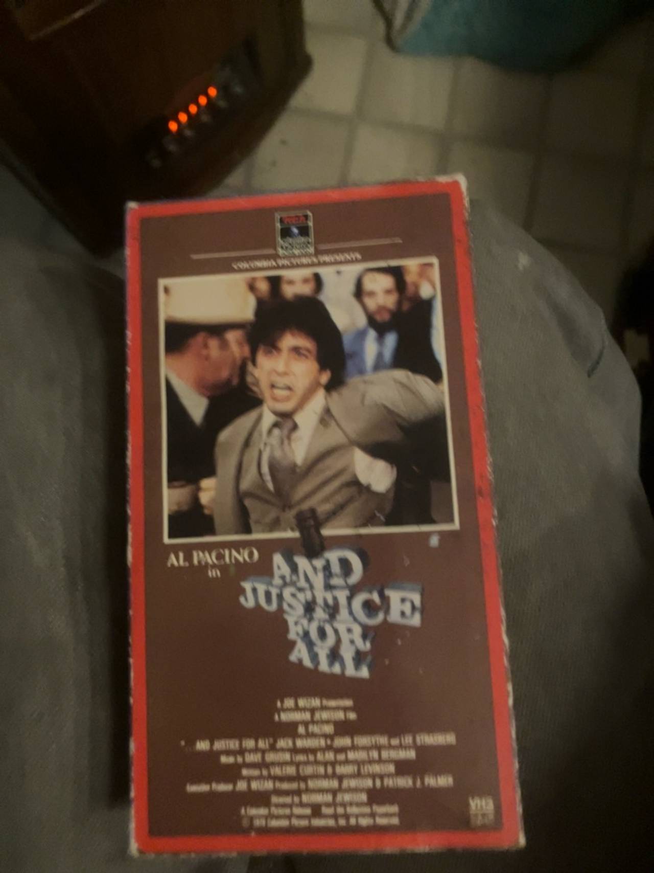 And Justice for All VHS Tape