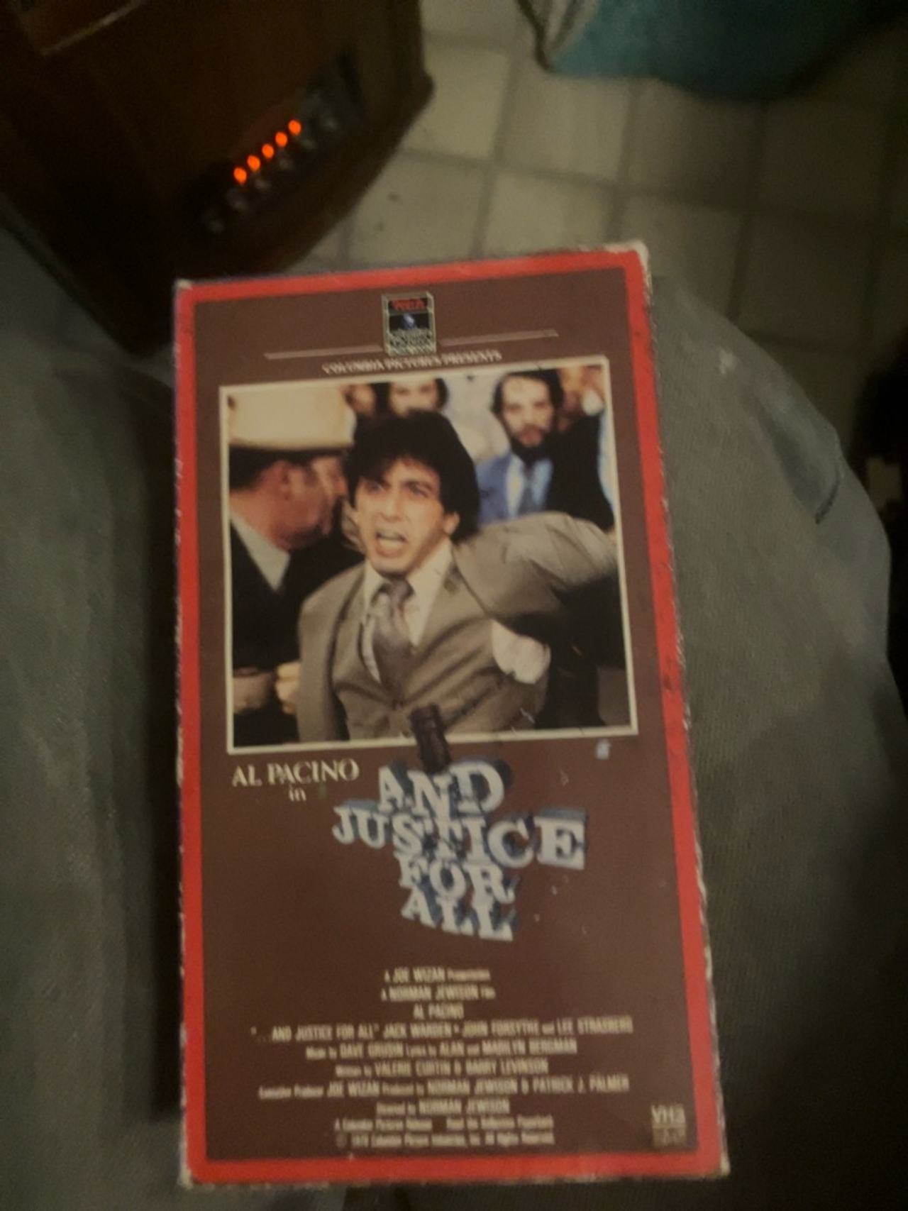 And Justice for All VHS Tape