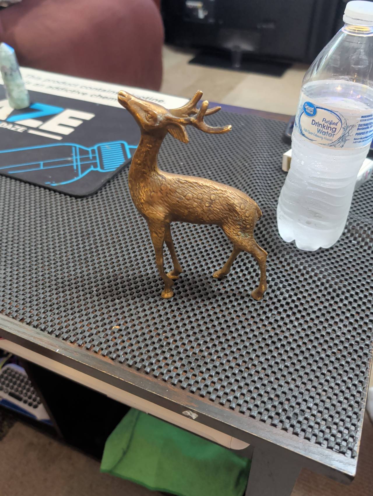 Vintage Brass Deer Figurine