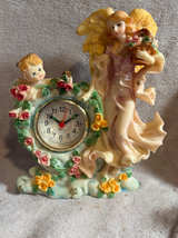 Angel and Cherub Figurine Clock - Image 1