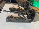 Vintage Wrought Iron Crown Wall Sconces - Image 3