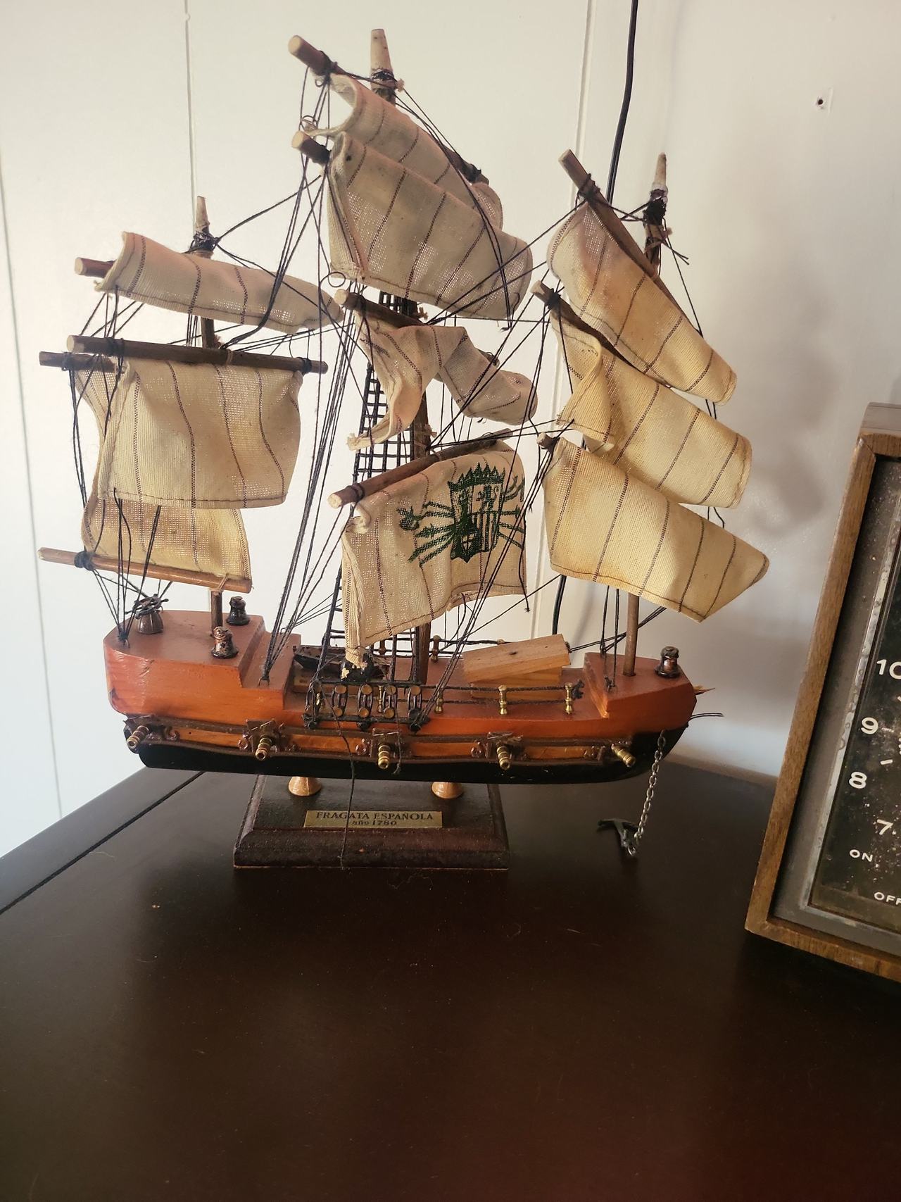 Fragata Española 1780 Wooden Model Ship