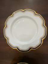 Set of 2 Haviland Empress Cobalt Blue and Gold Plates - Image 1