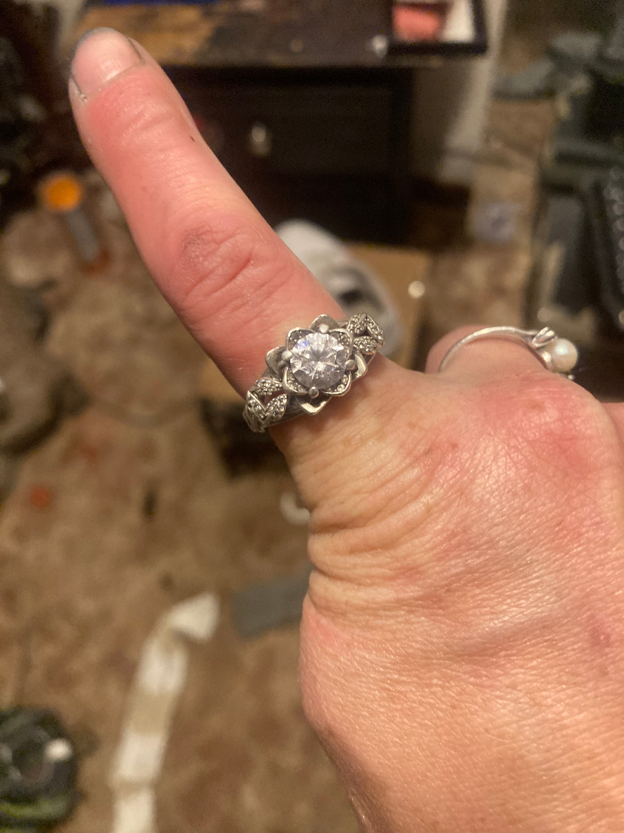 Vintage Style Engagement Ring