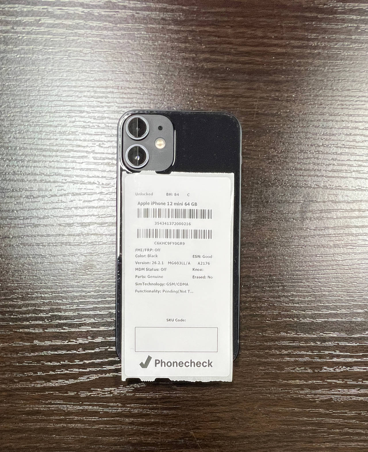 Apple iPhone 12 mini 64GB Black