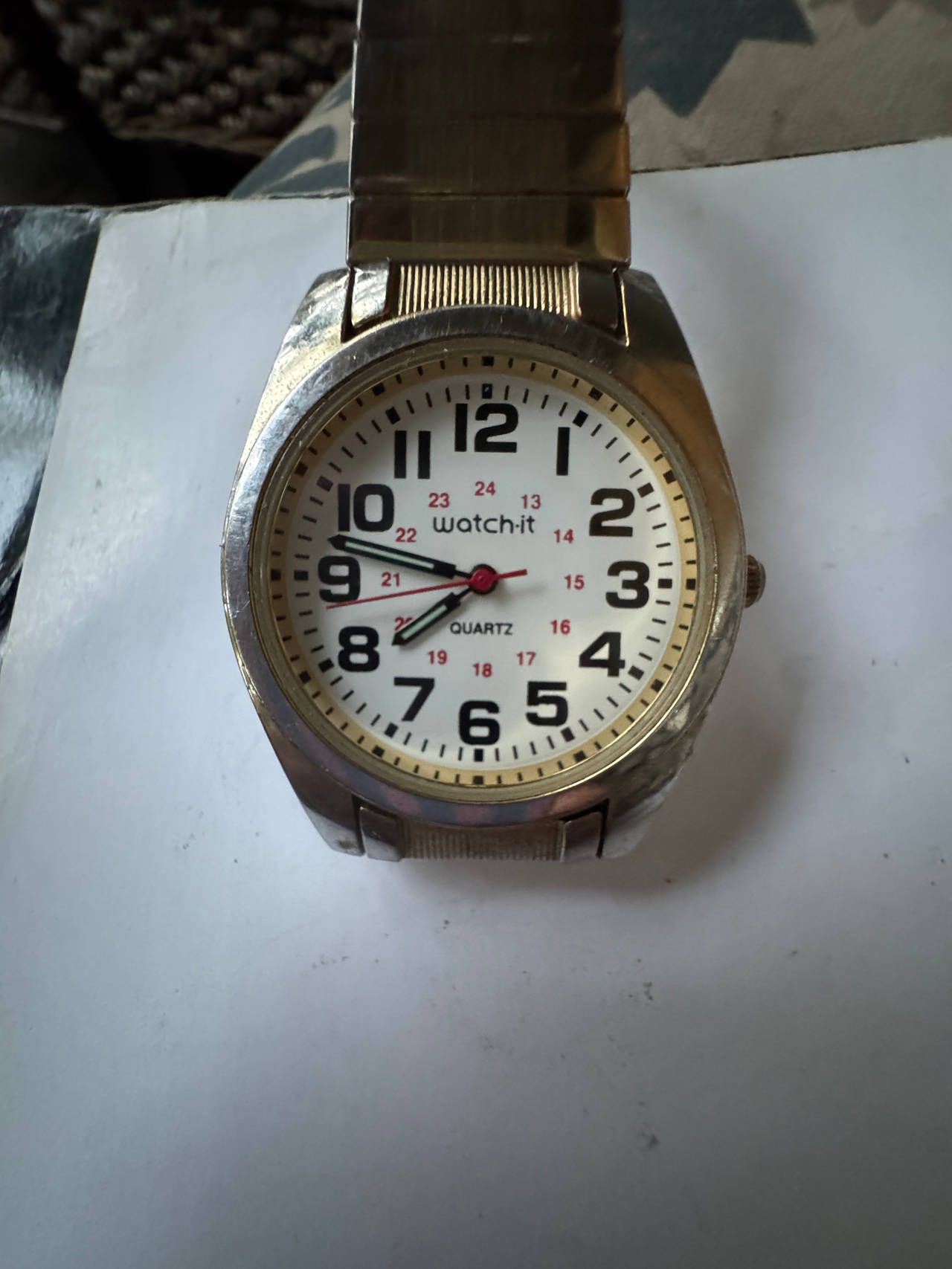 Watch-it Quartz Watch with Expansion Band