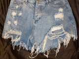 Distressed Denim Shorts - Image 3