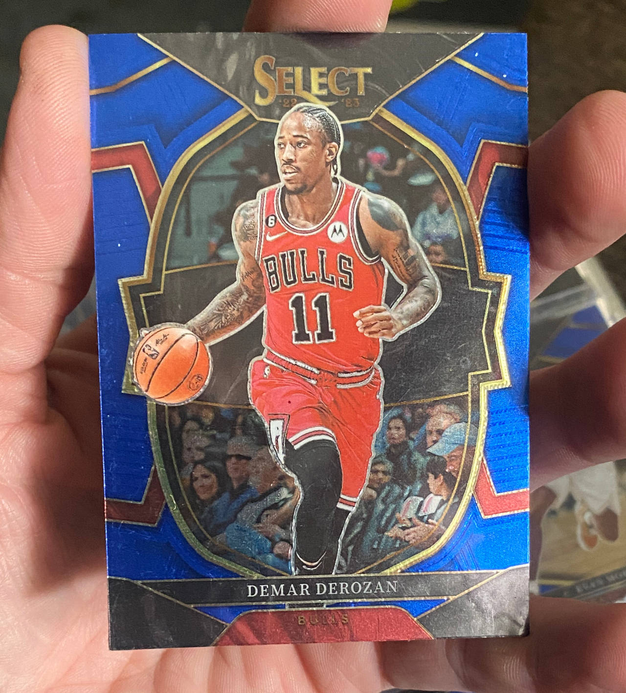 2022-23 Panini Select DeMar DeRozan Blue Prizm #83