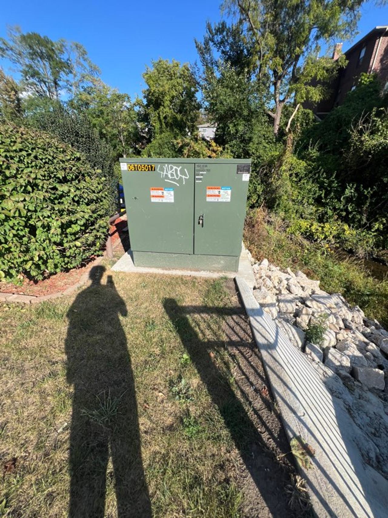 Pad-Mounted Electrical Transformer