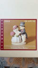 Department 56 Snowbabies Let's Pretend "I Love You Baby" Figurine - Image 2