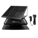 QuietCool 40 Watt Hybrid Solar Attic Fan - Image 1