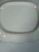 Baker, Hart & Stuart Blue Garden Gravy Boat with Dish - Image 2
