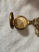 Elgin Gold Tone Quartz Pocket Watch - Image 2