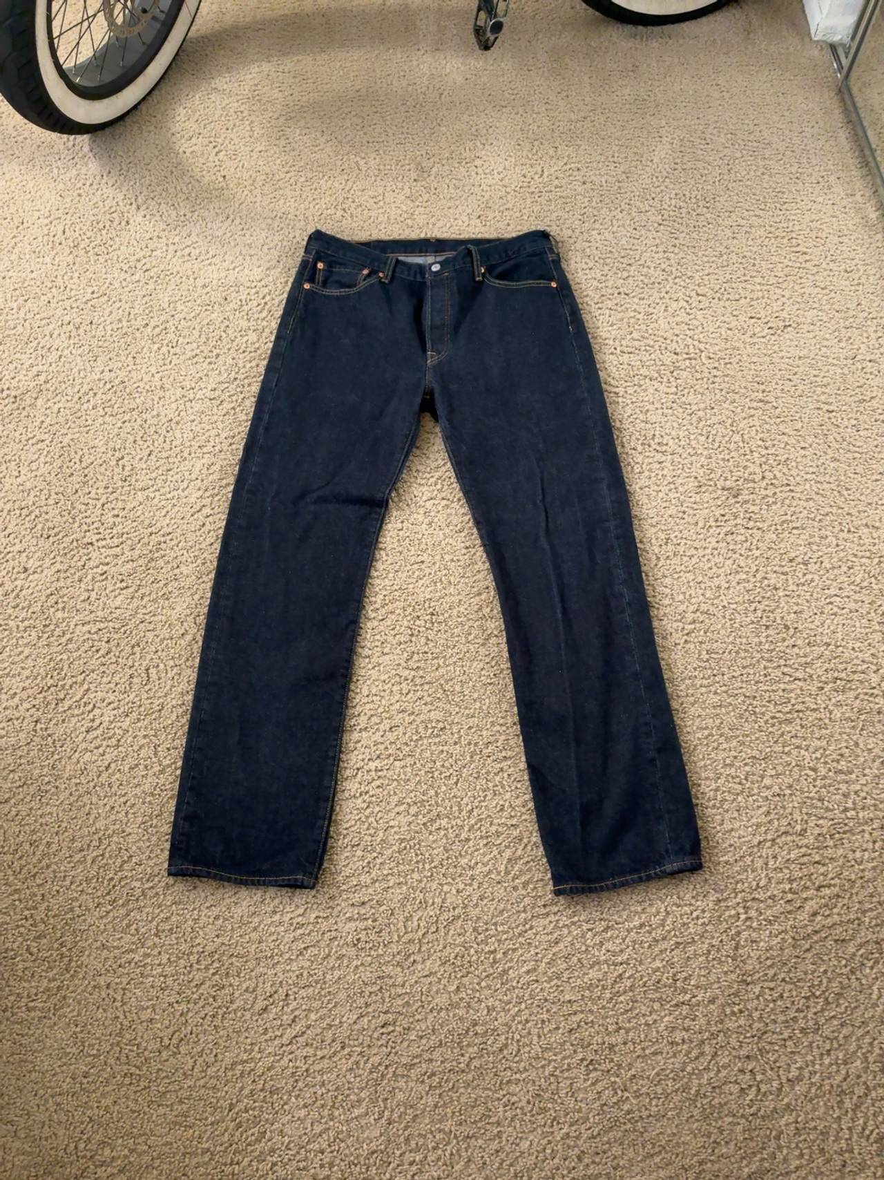 Levi's 505 Regular Fit Jeans Dark Wash
