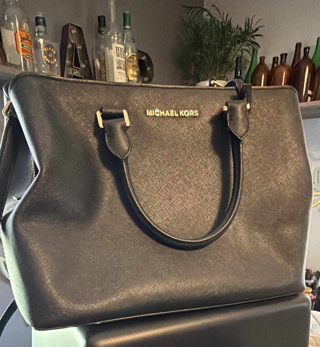 Michael Kors Savannah Large Saffiano Leather Satchel