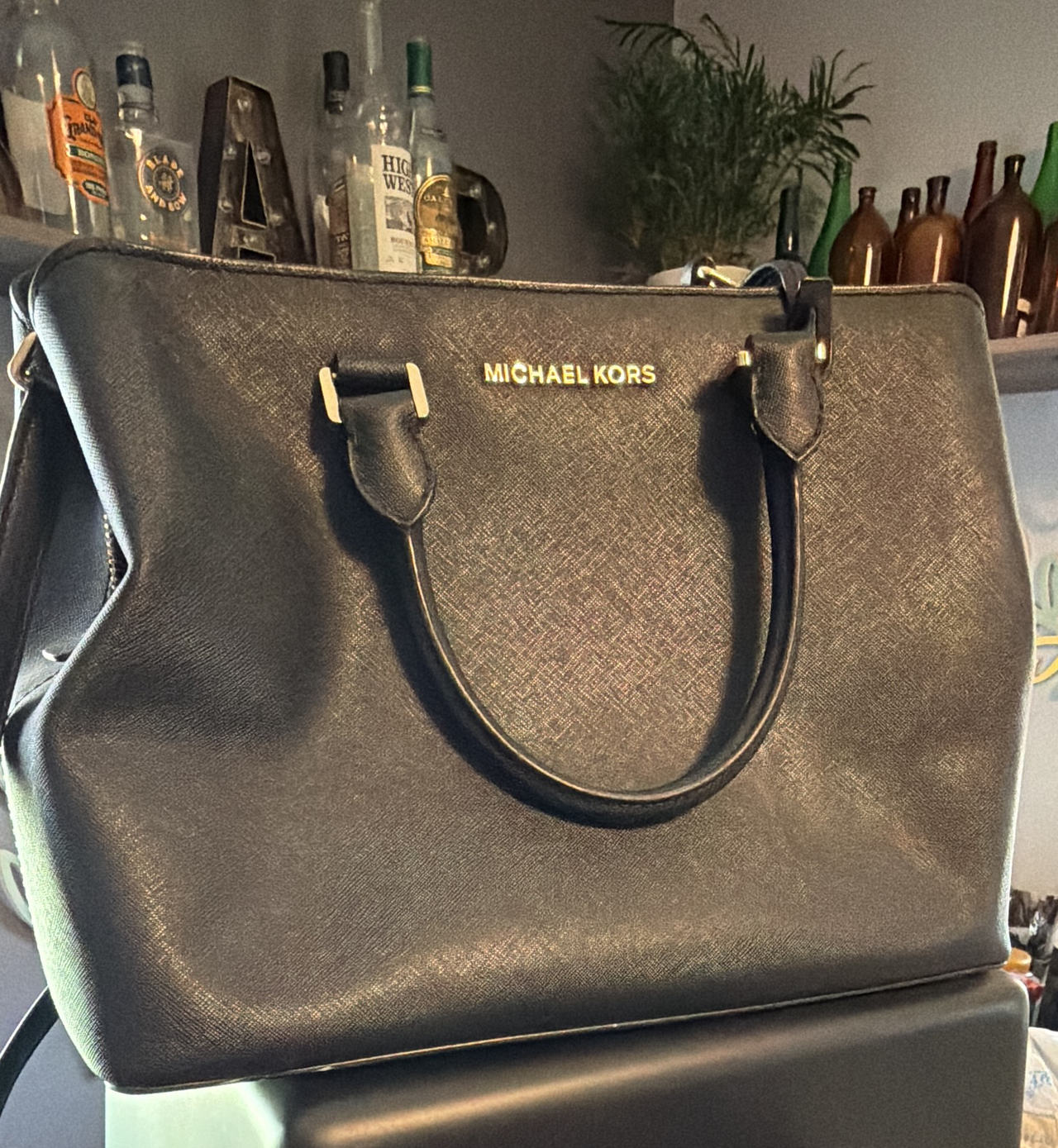 Michael Kors Savannah Large Saffiano Leather Satchel