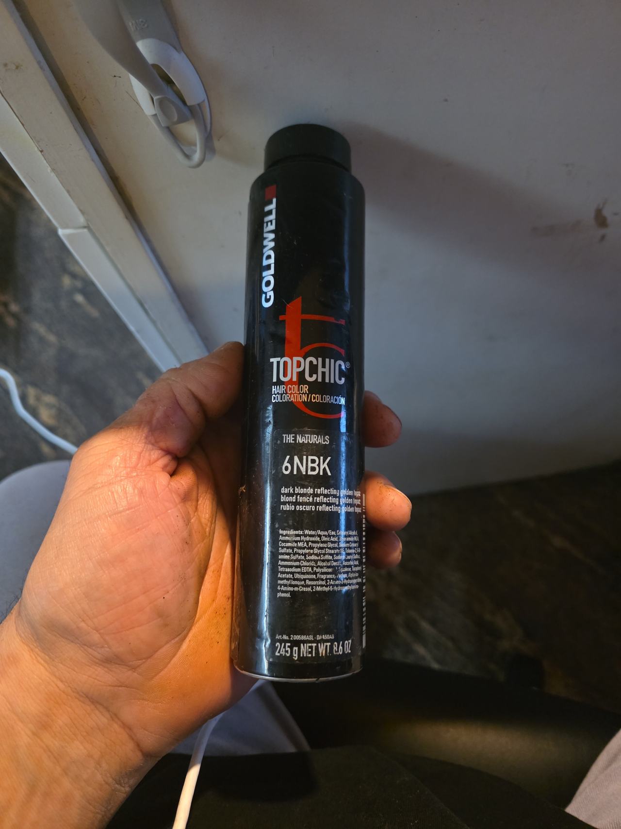 Goldwell Topchic Permanent Hair Color 6NBK Dark Blonde Reflecting Golden Copper