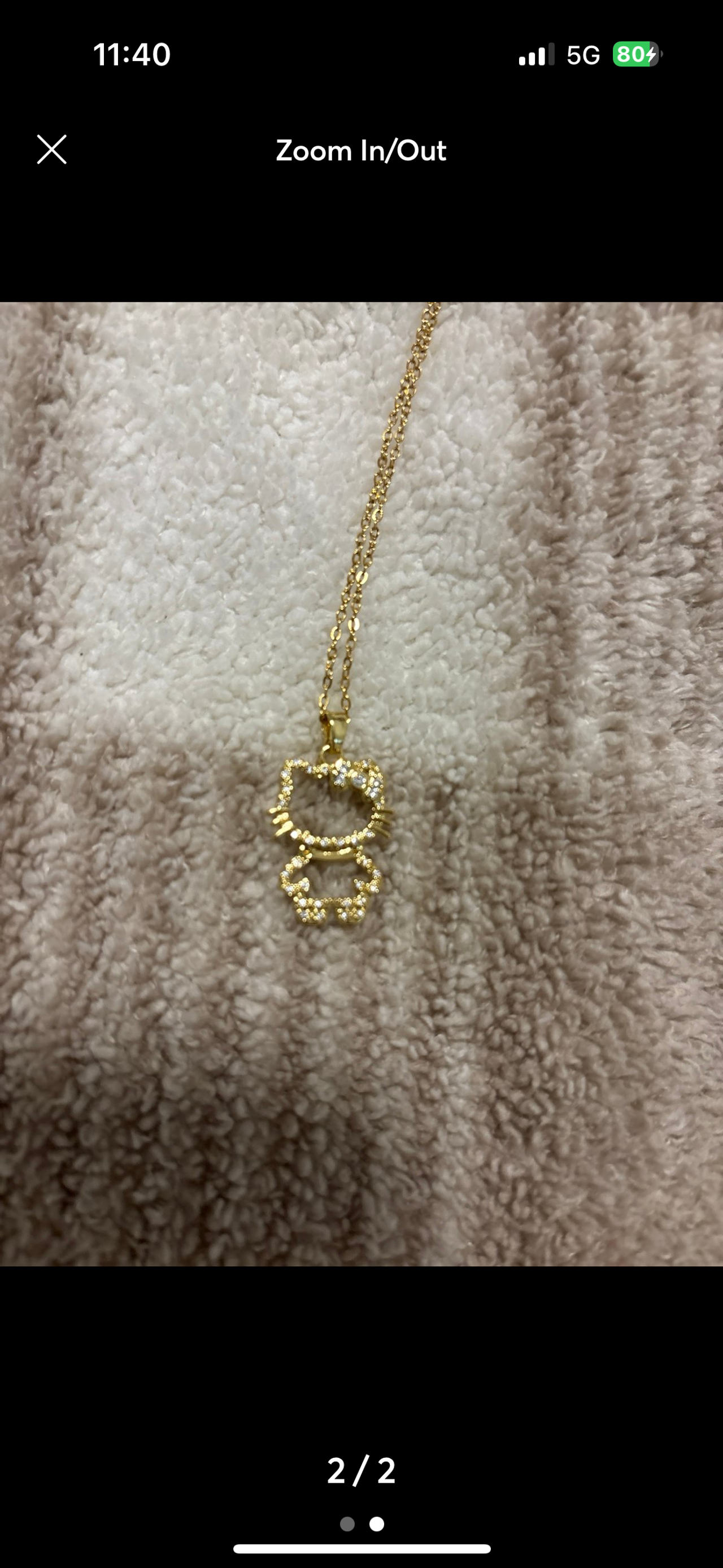 Hello Kitty Pendant Necklace