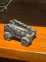 R. & Co. Antique Cast Iron Toy Cannon Carriage - Image 2