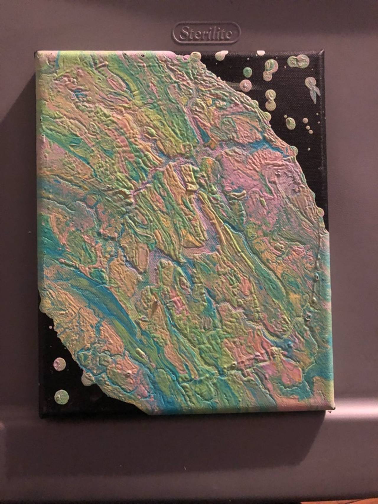 Original Abstract Acrylic Pour Painting Canvas
