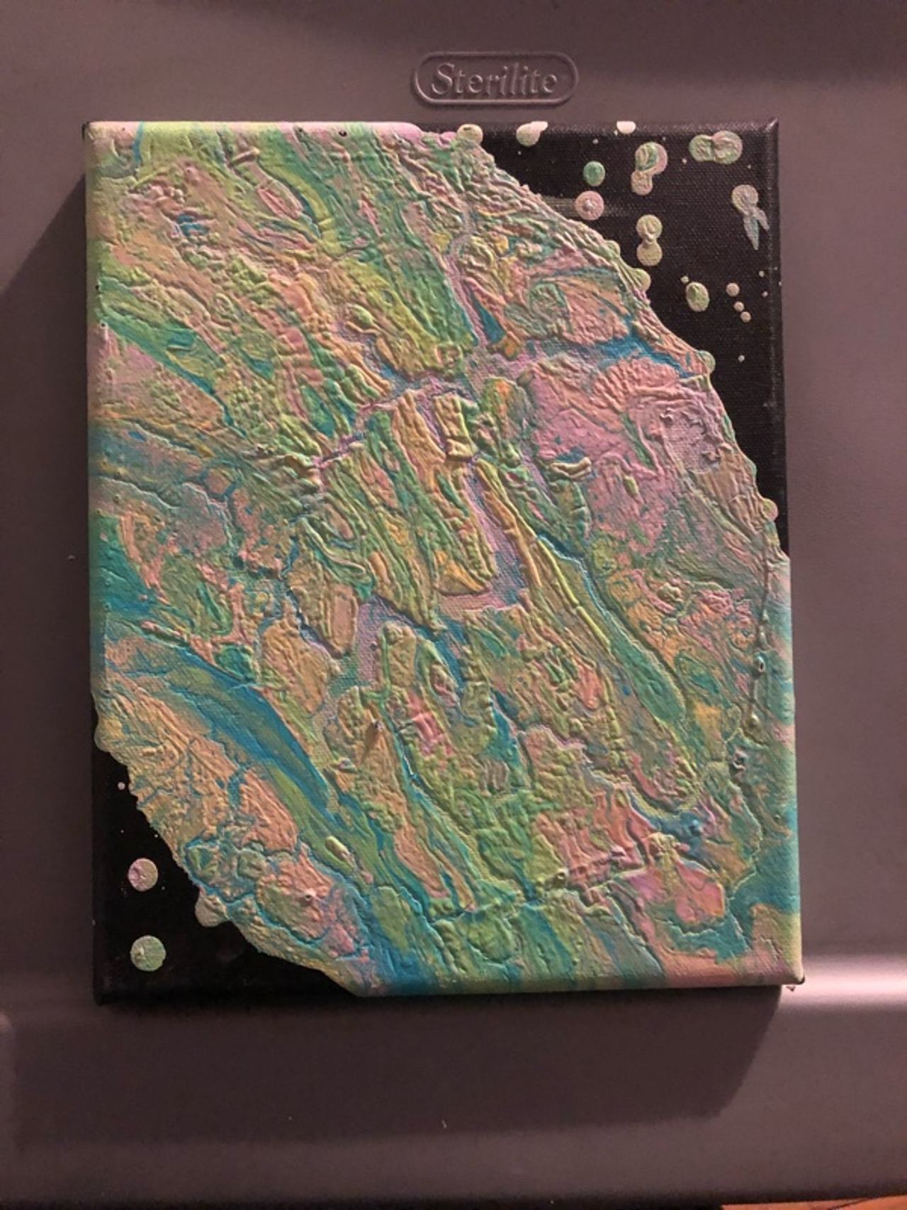 Original Abstract Acrylic Pour Painting Canvas