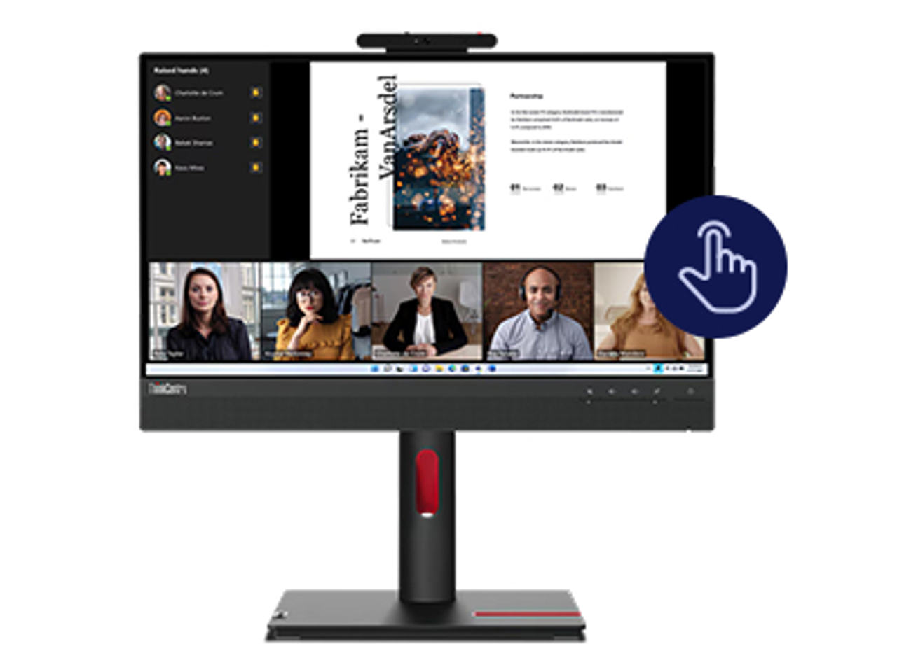 Lenovo ThinkCentre Tiny-in-One 24 Gen 5 Monitor and pc