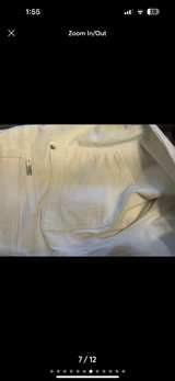 White Fringe Hem Jeans - Image 7