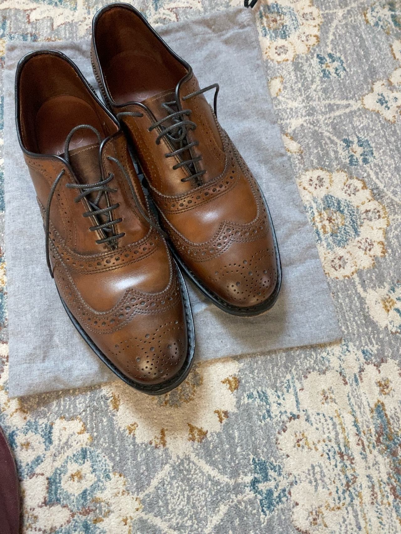 Allen Edmonds McAllister Wingtip Oxford Walnut Leather