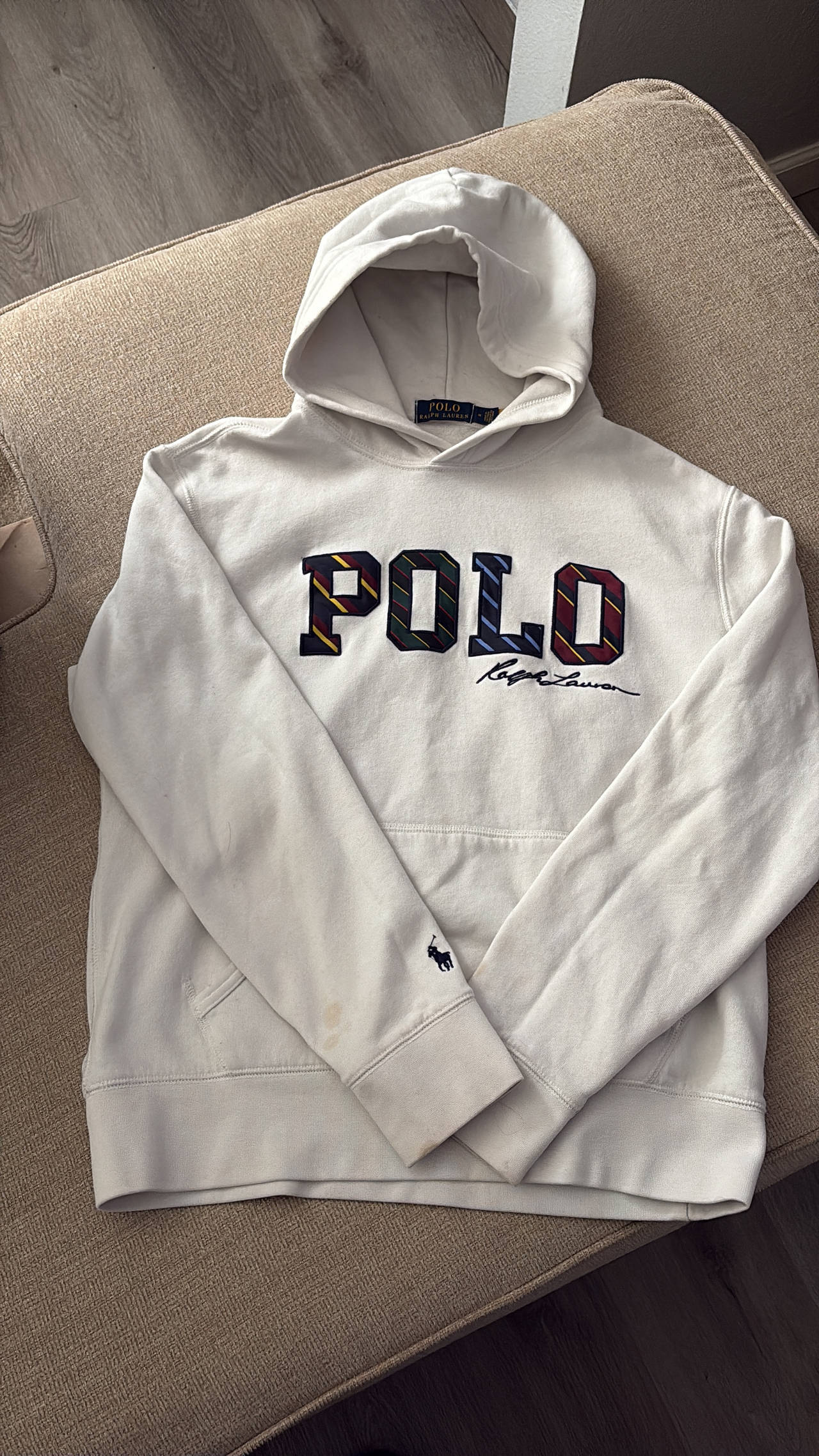 Polo Ralph Lauren Plaid Logo Fleece Hoodie