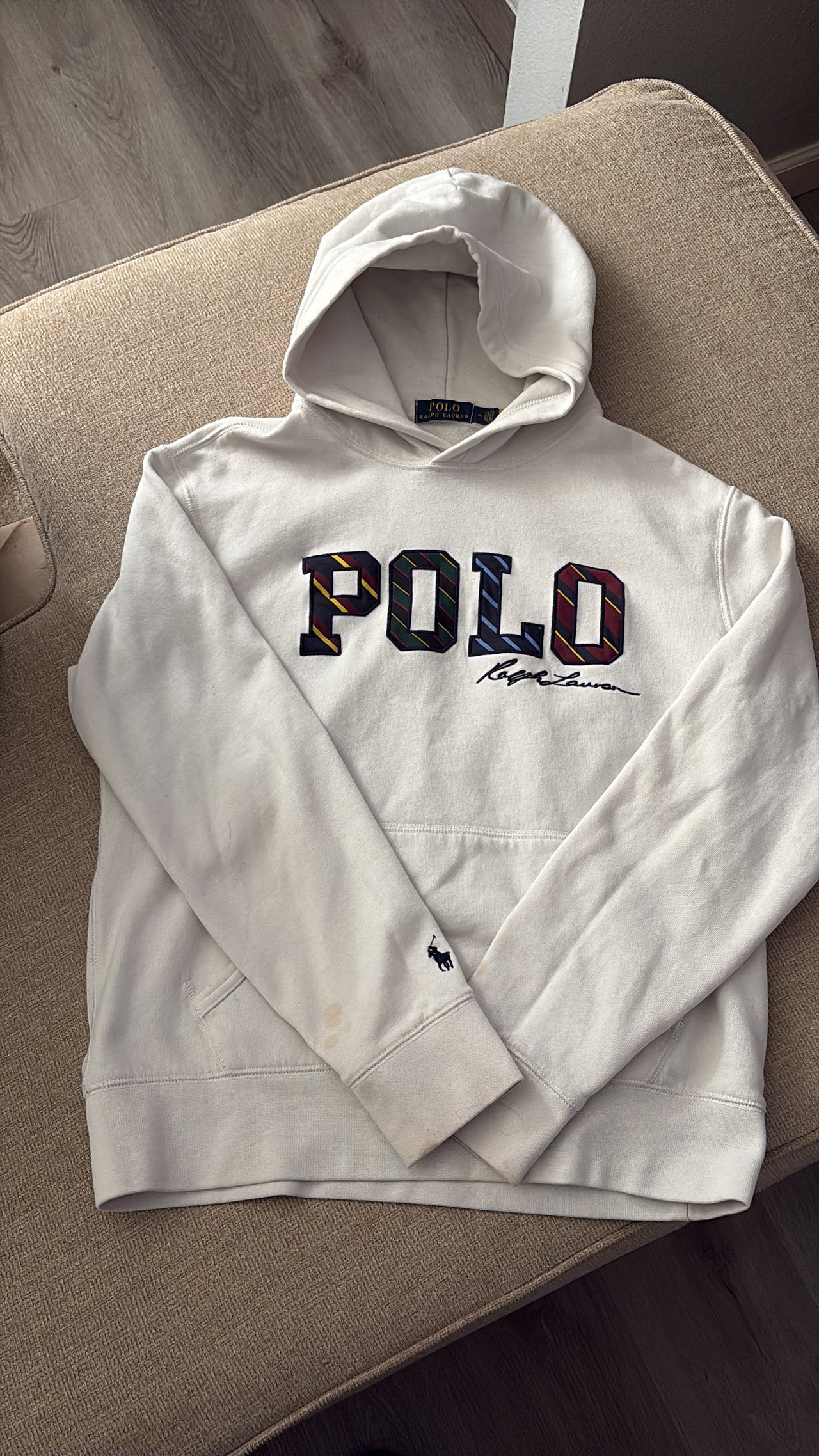 Polo Ralph Lauren Plaid Logo Fleece Hoodie