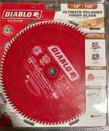 Diablo 12 in. x 100-Teeth Ultimate Polished Finish Circular Saw Blade - Image 1