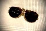 Versace Aviator Sunglasses VE2225 100287-60 Gold / Grey Lenses
 - Image 2