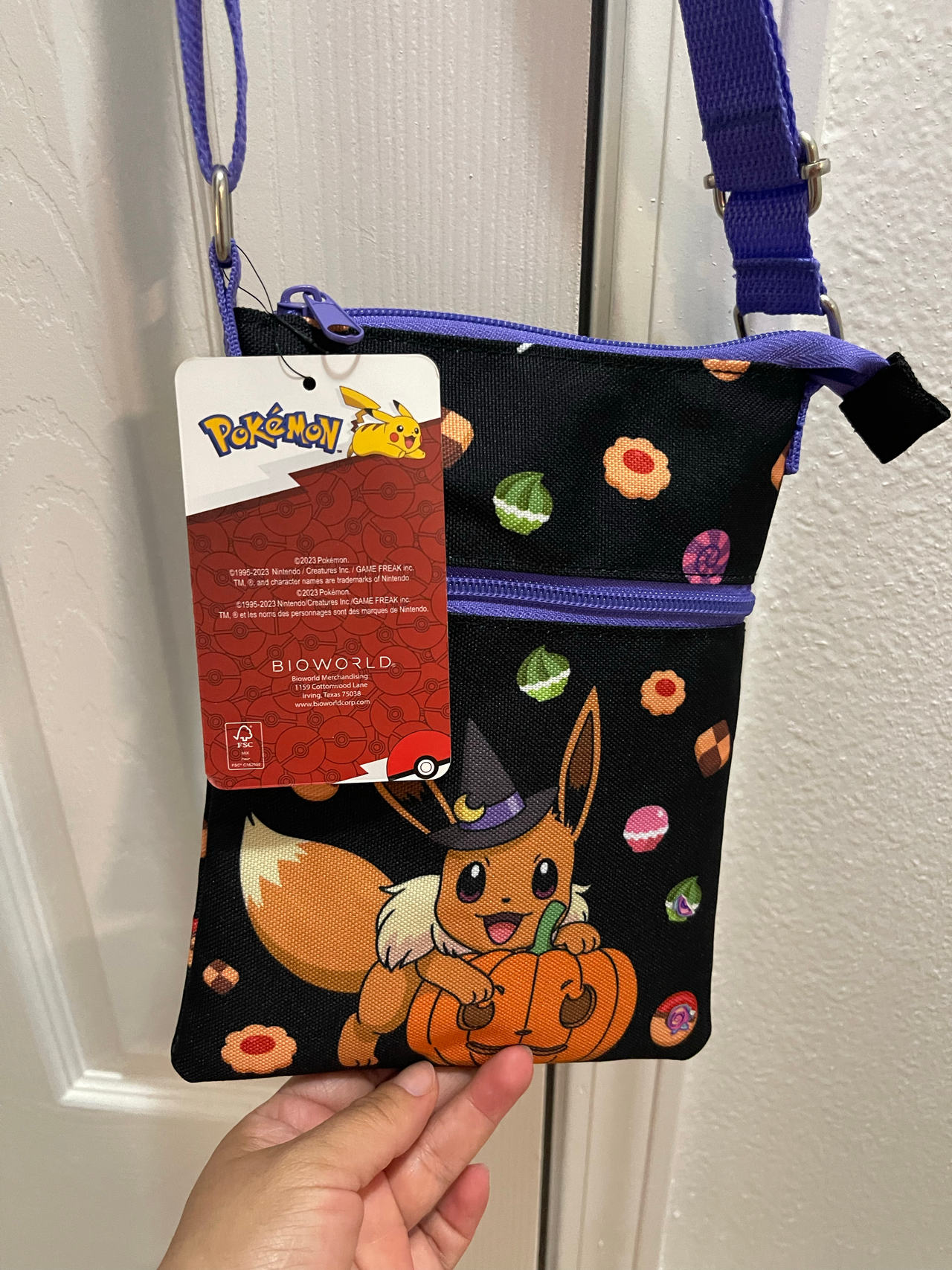 Pokémon Eevee Halloween Crossbody Bag