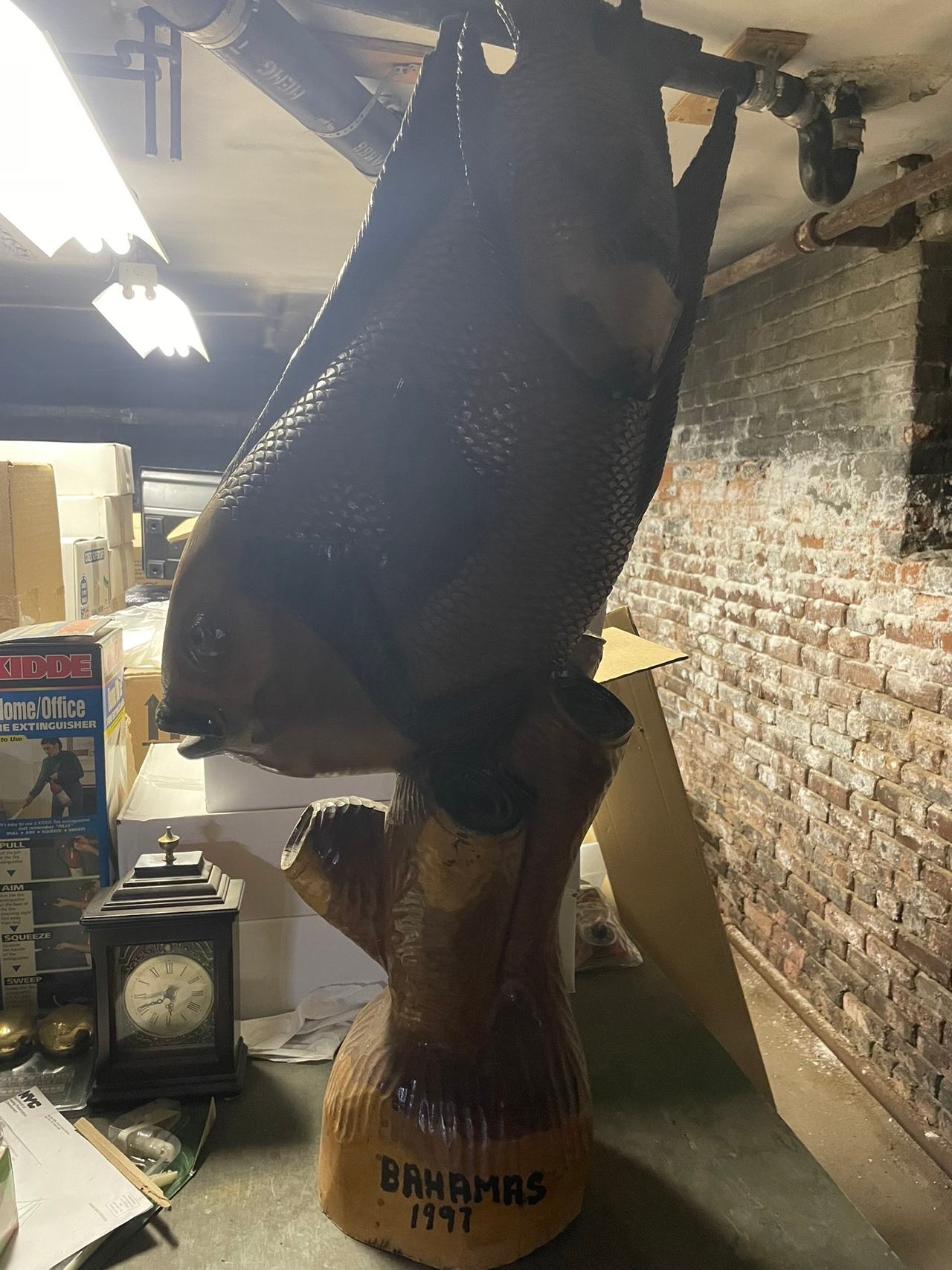 Wooden Fish Sculpture