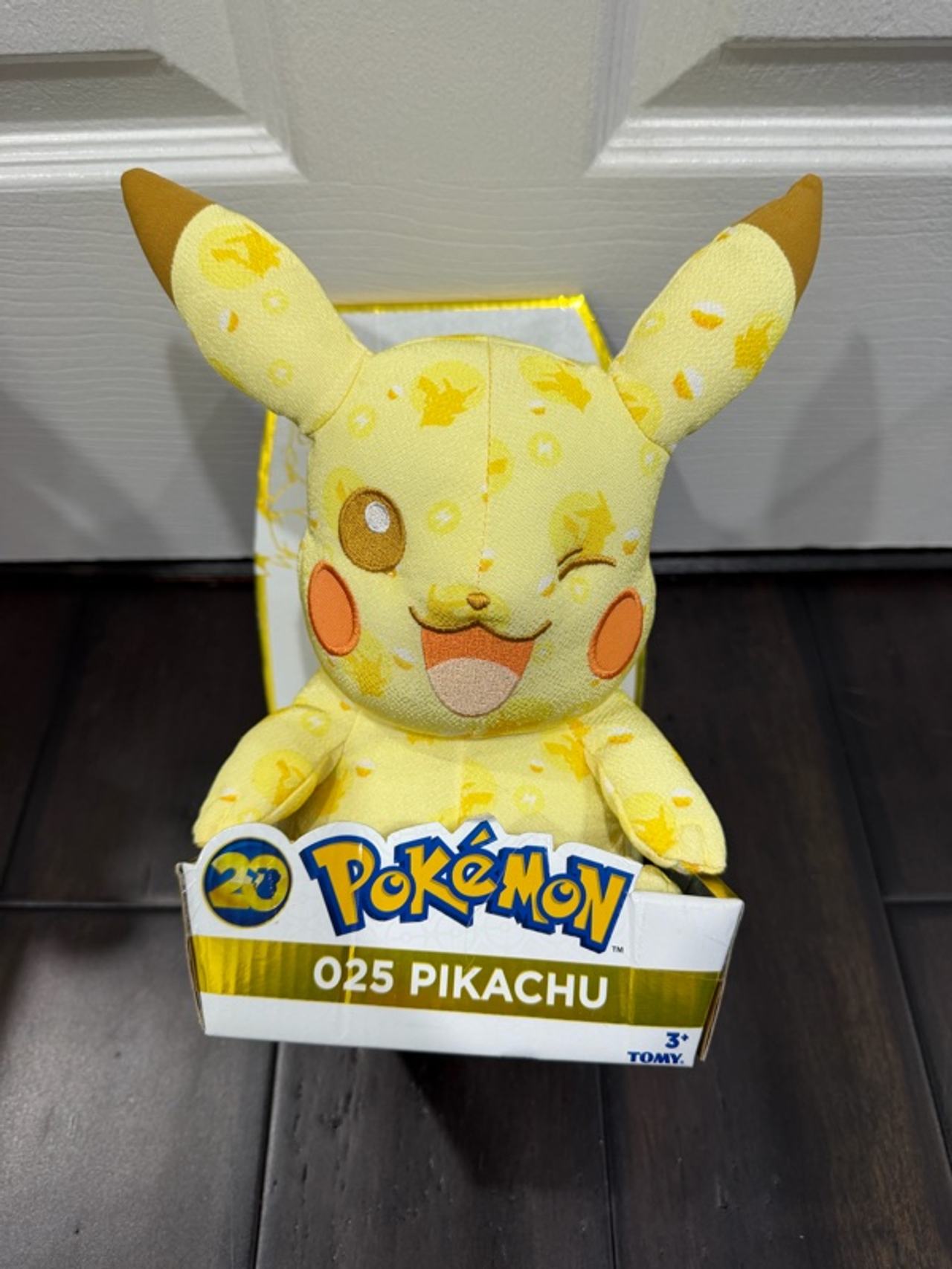 Tomy Pokemon 20th Anniversary Pikachu Plush 10-inch