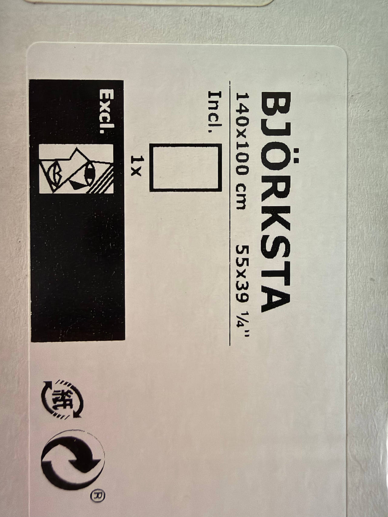 IKEA BJÖRKSTA 55x39 1/4 frame only