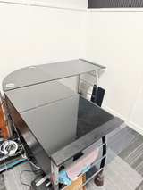 Walker Edison L-Shaped Glass Computer Desk - Image 2