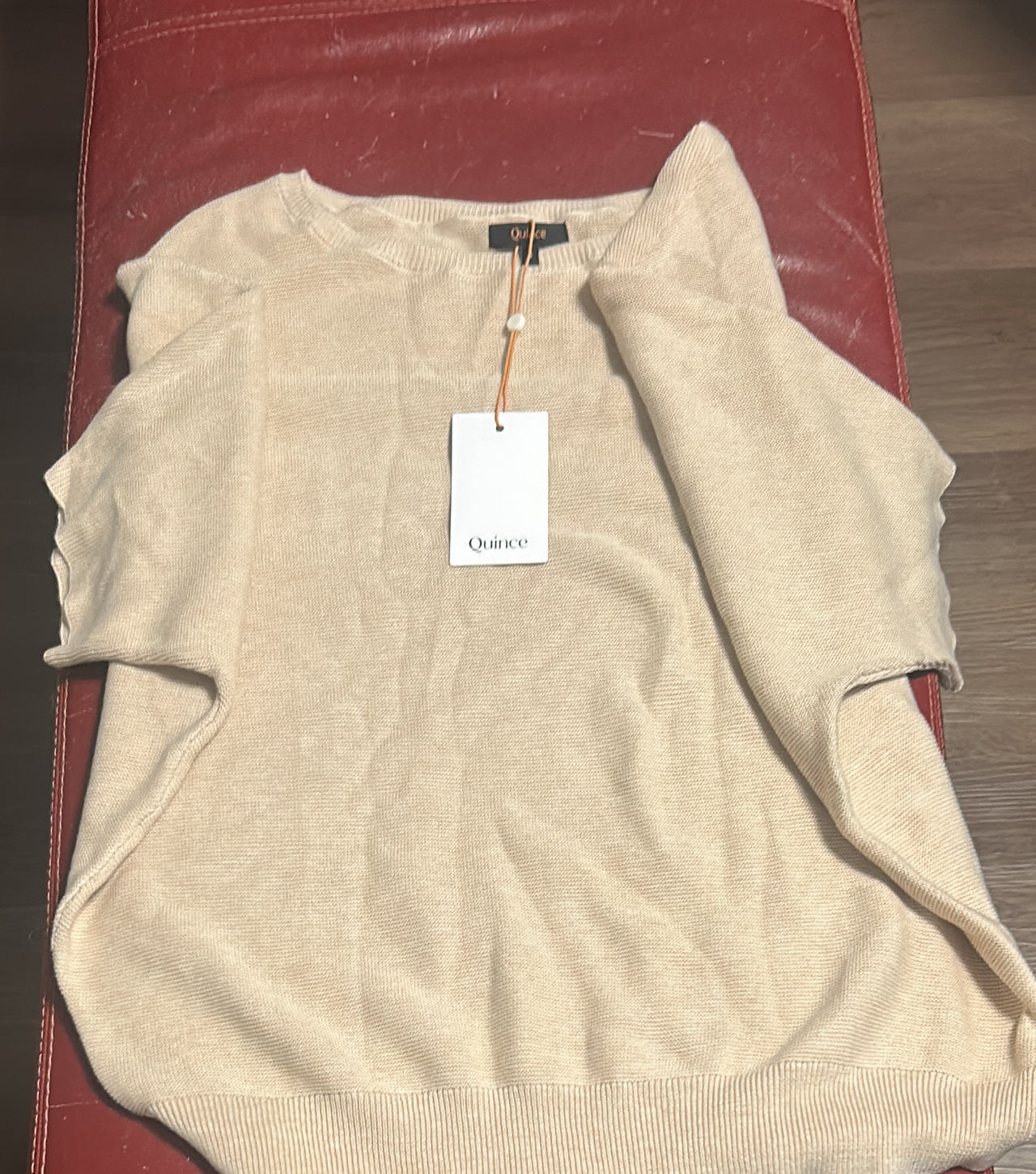Quince Mongolian Cashmere Short Sleeve Tee