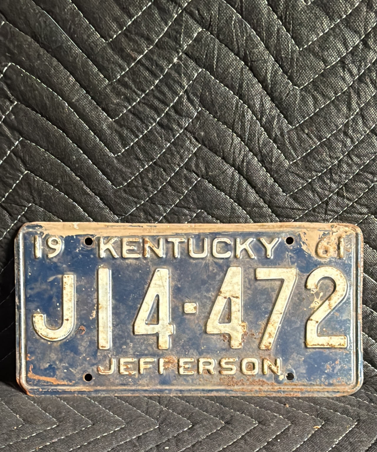 1961 Kentucky License Plate (Jefferson County)