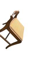 Vintage Carved Wood Vanity Stool - Image 4